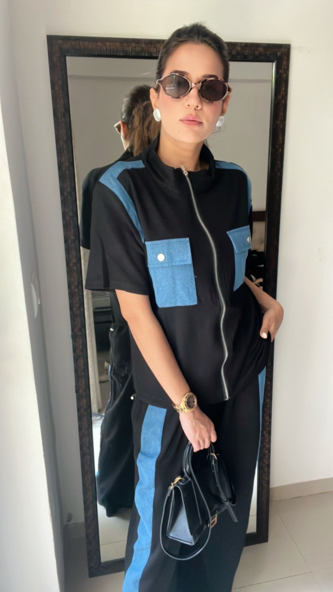 Power Shoulder Lounge Set