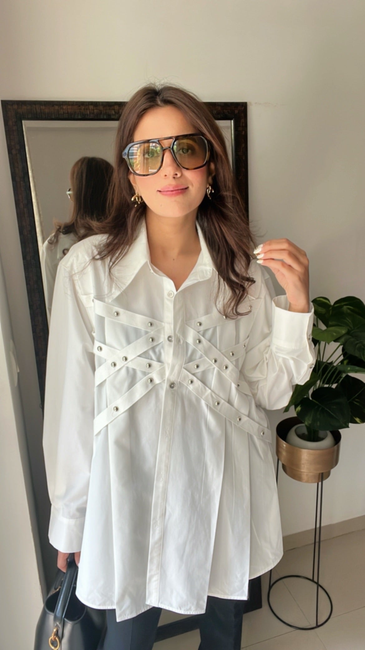 Classic A Line Poplin Shirt