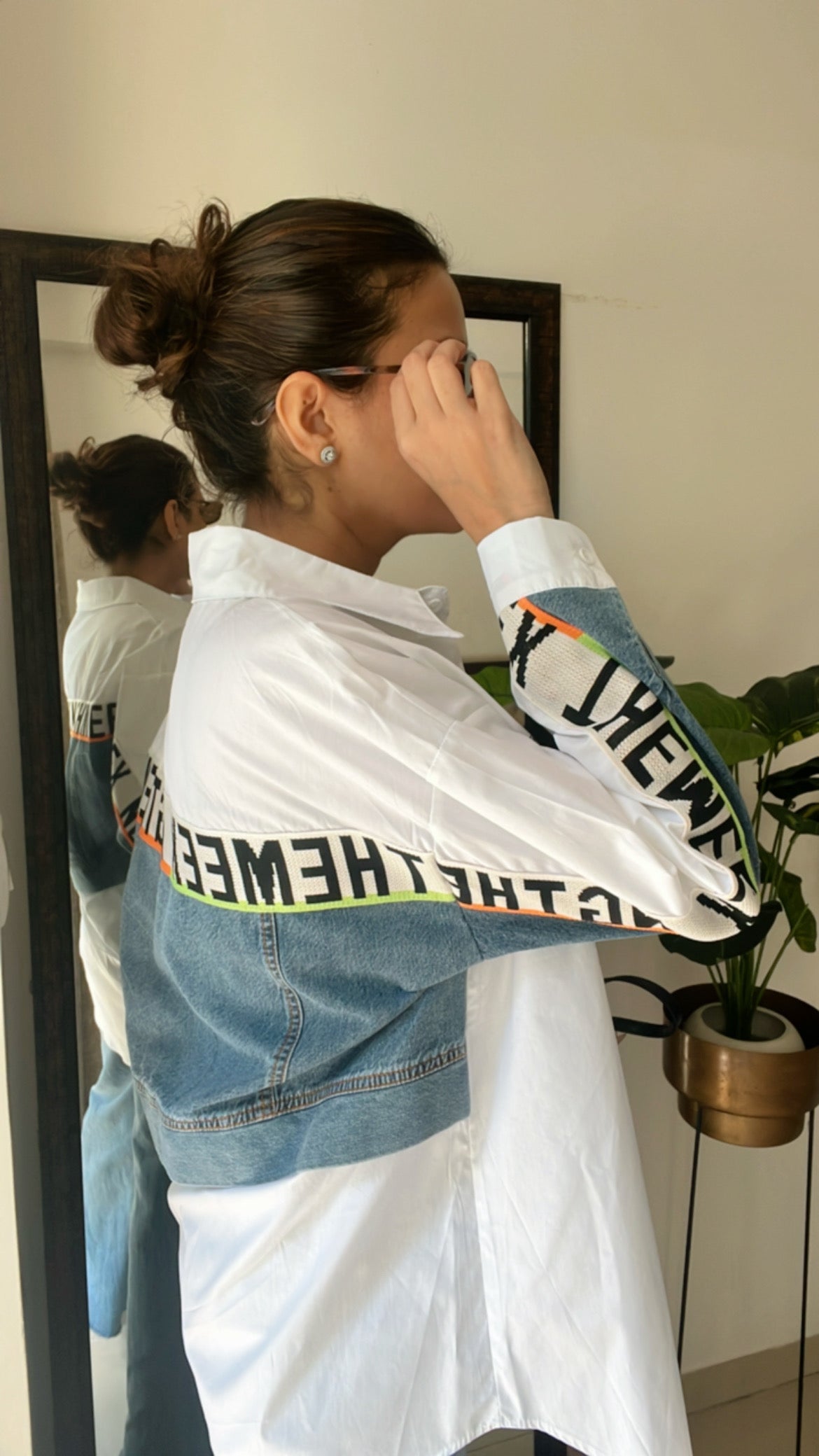 Colorpop Denim Poplin Shirt