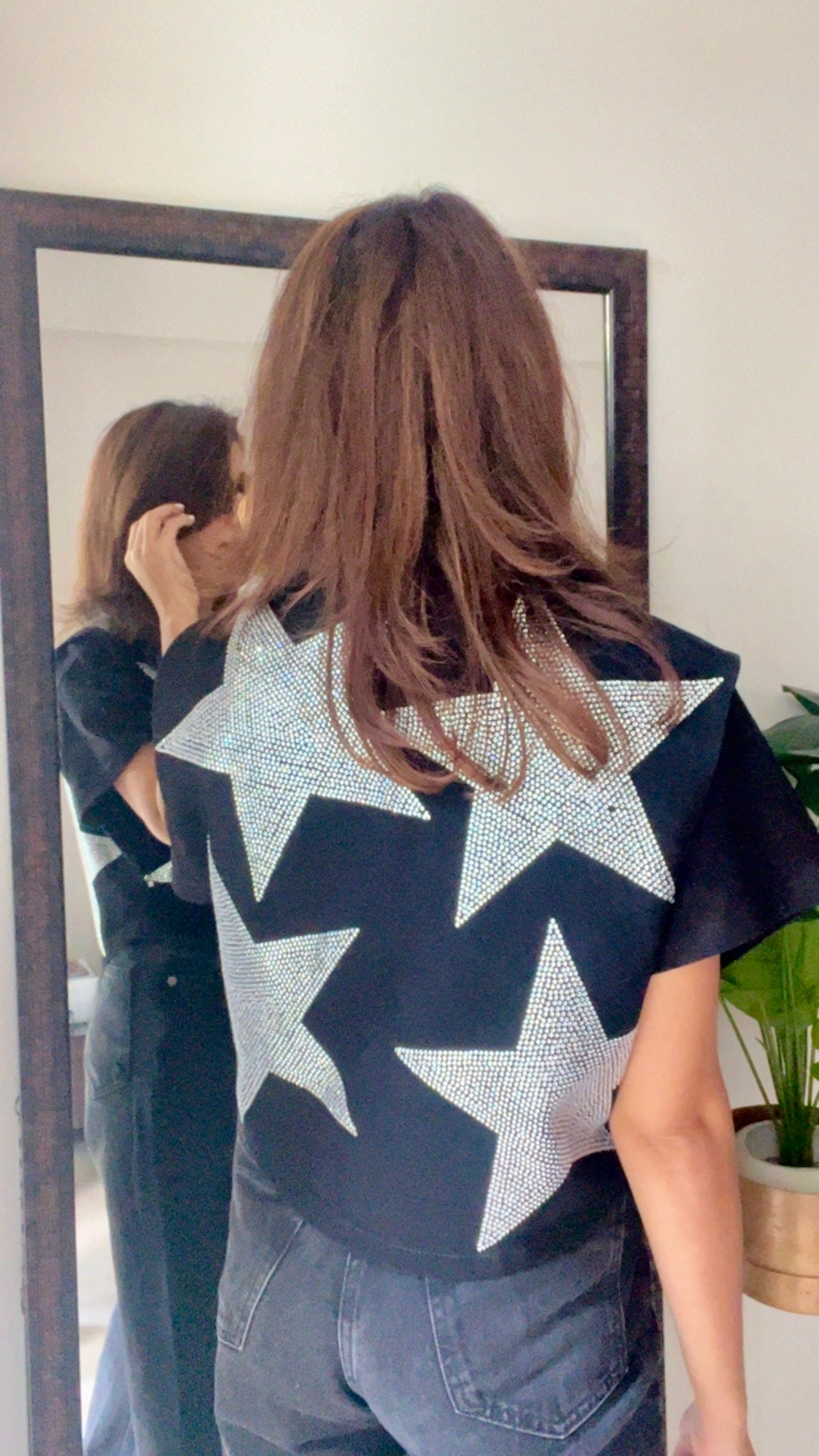 Swarovski Star Denim Fall Vest