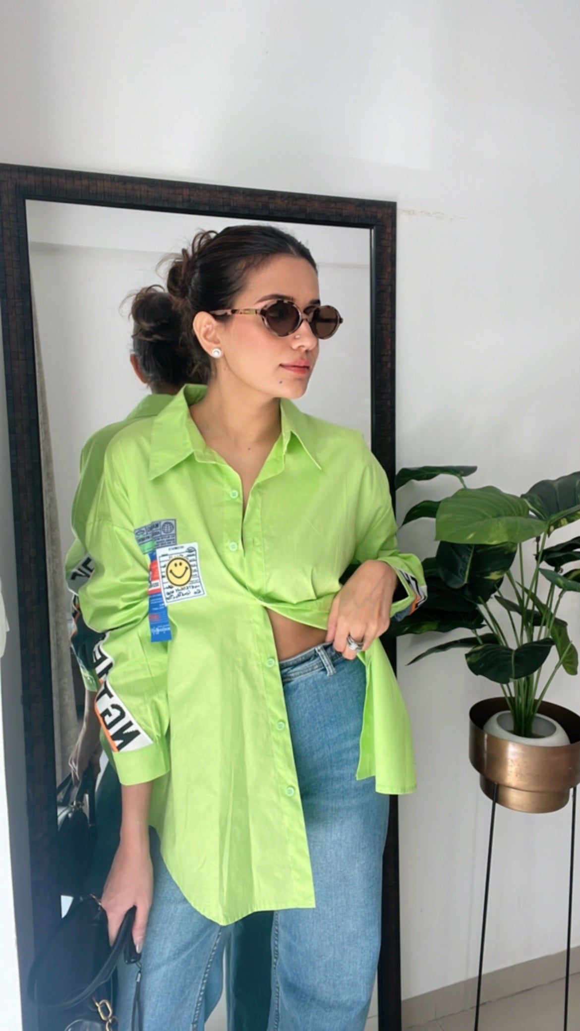 Colorpop Denim Poplin Shirt