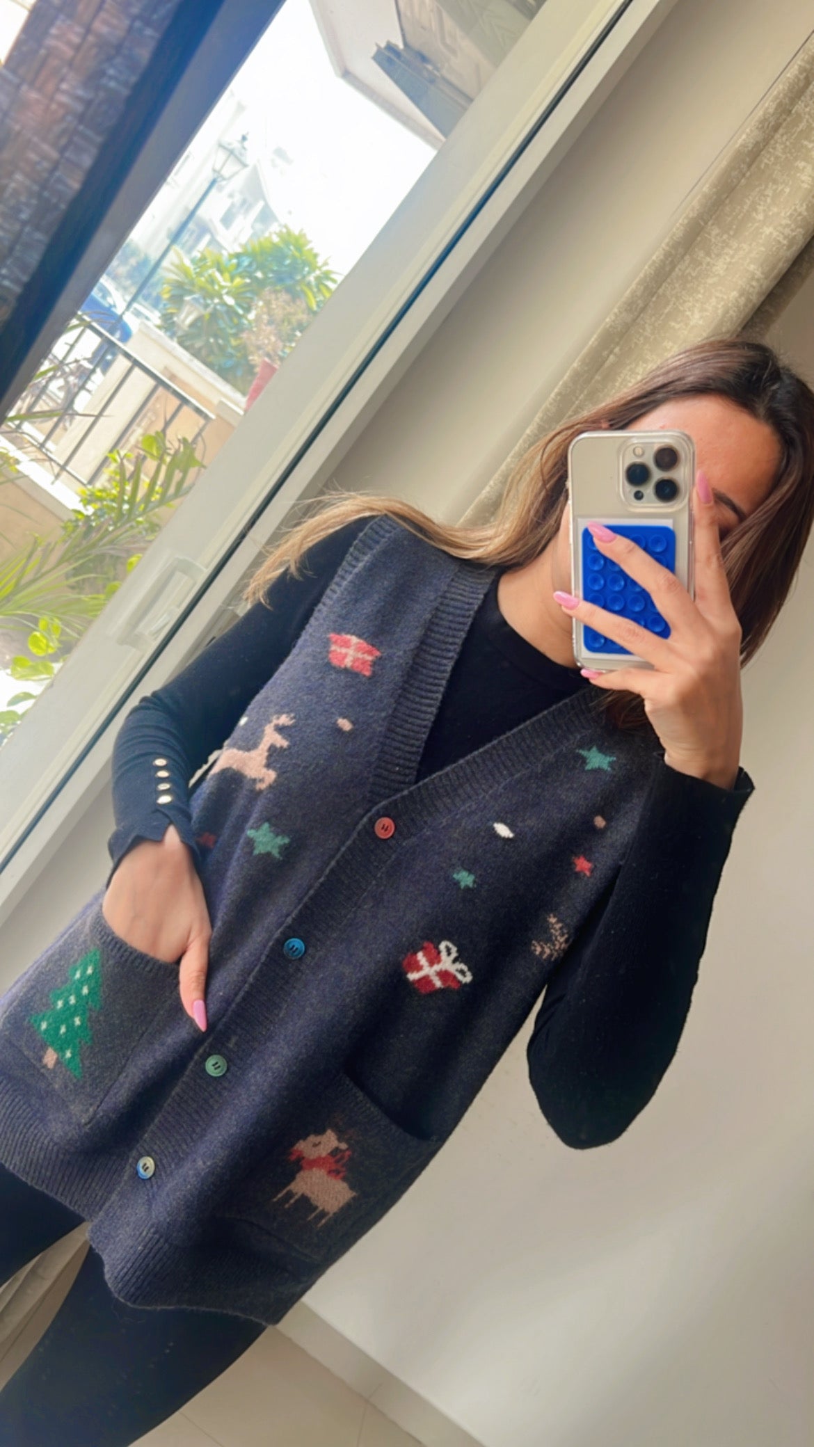 Knit Cut Sleeves Fall Vest