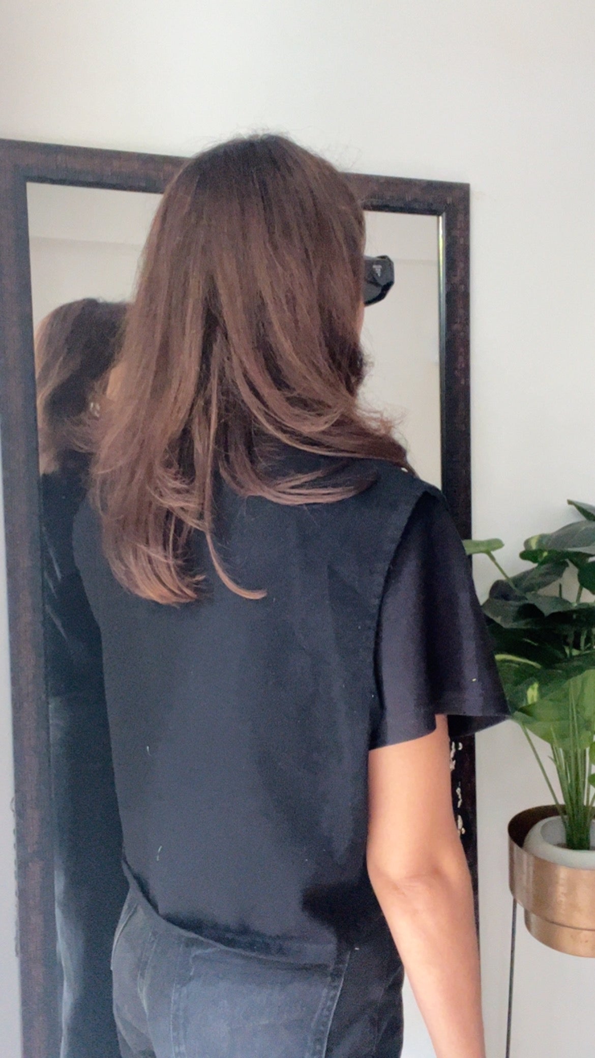 Red Studded Lips Denim Fall Vest