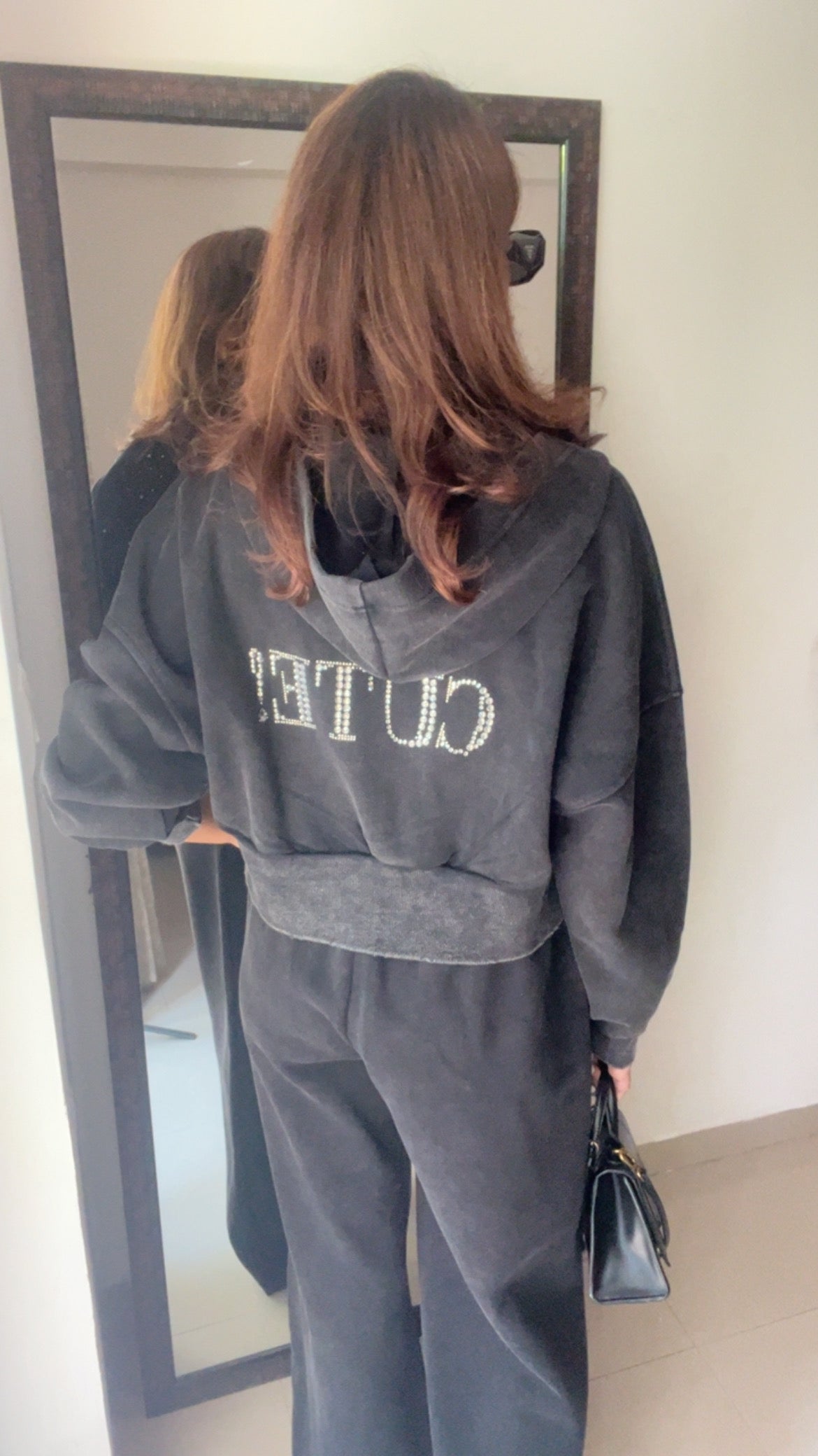 Ribbed Studded Lounge Set