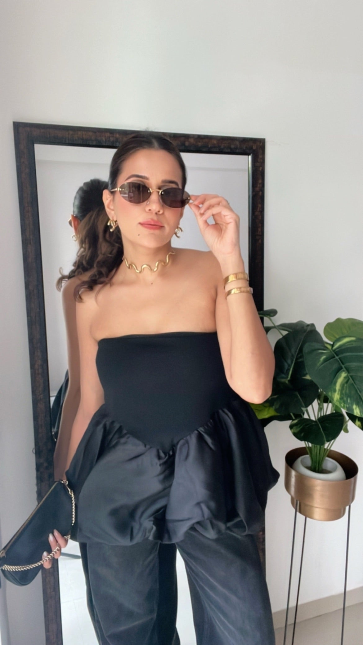 Flounce Statement Top