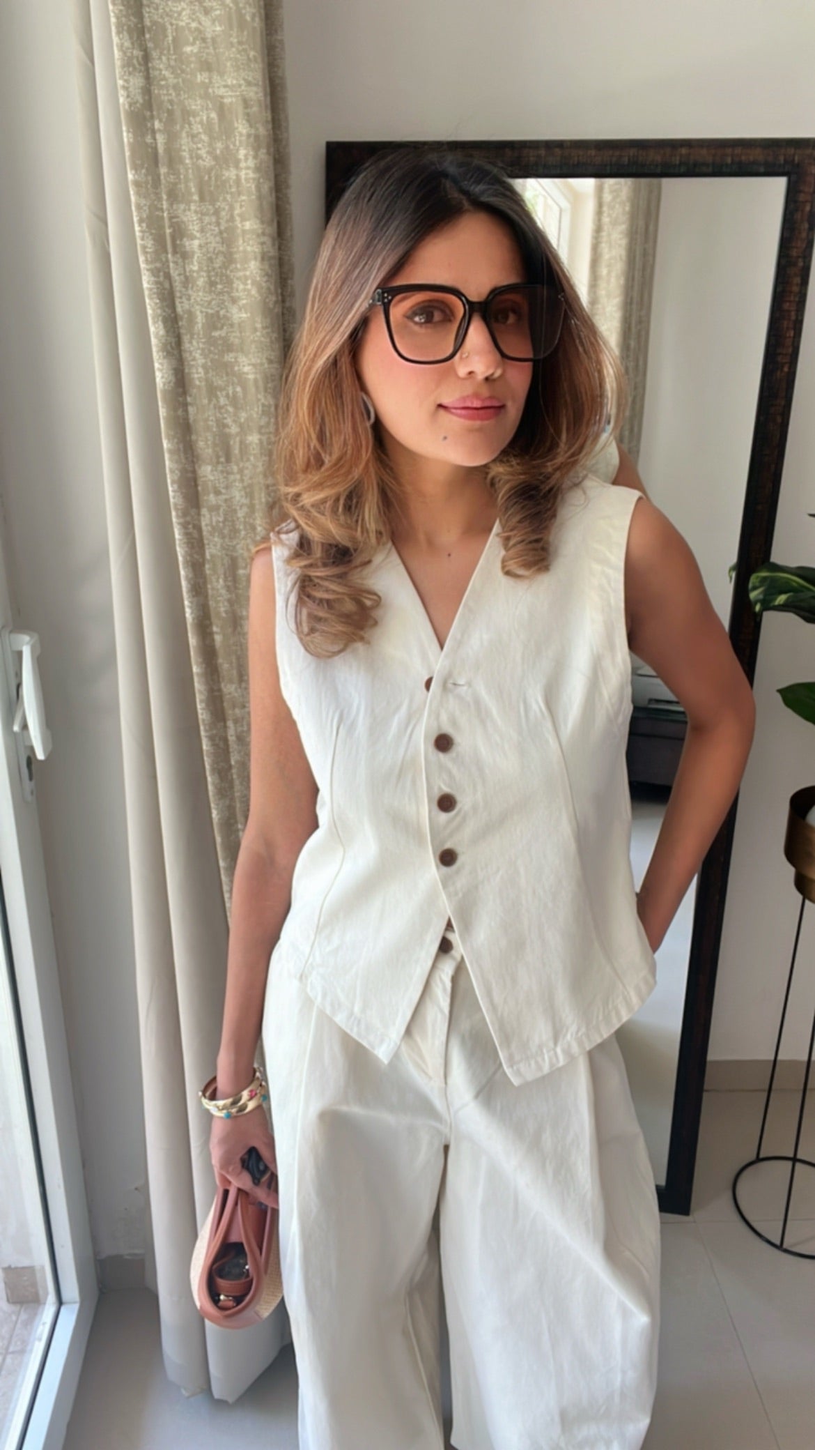 Soft Waistcoat with Baggy Pants co-ord