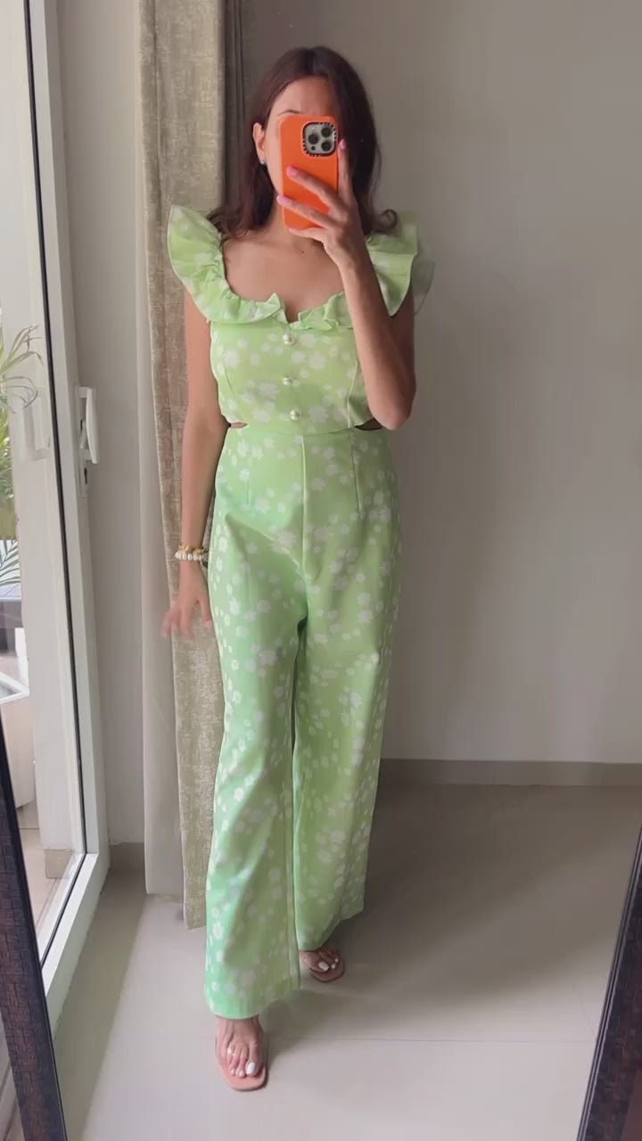 Lillie Waist cut-out Jumpsuit