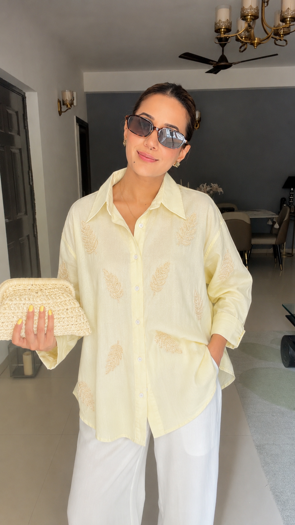 Women’s Cotton Embroidered Shirt