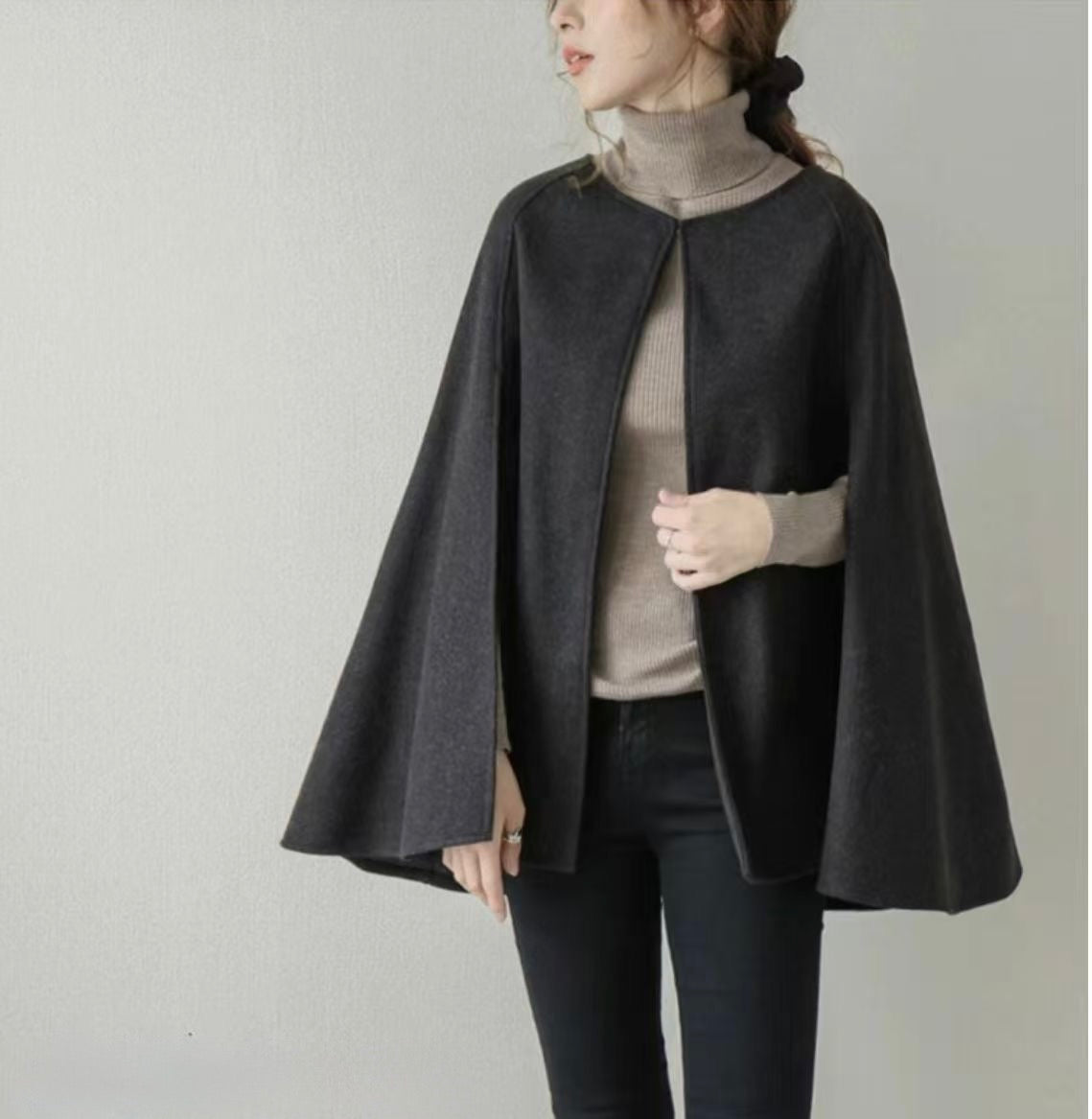 Classic Fall Cape Jacket
