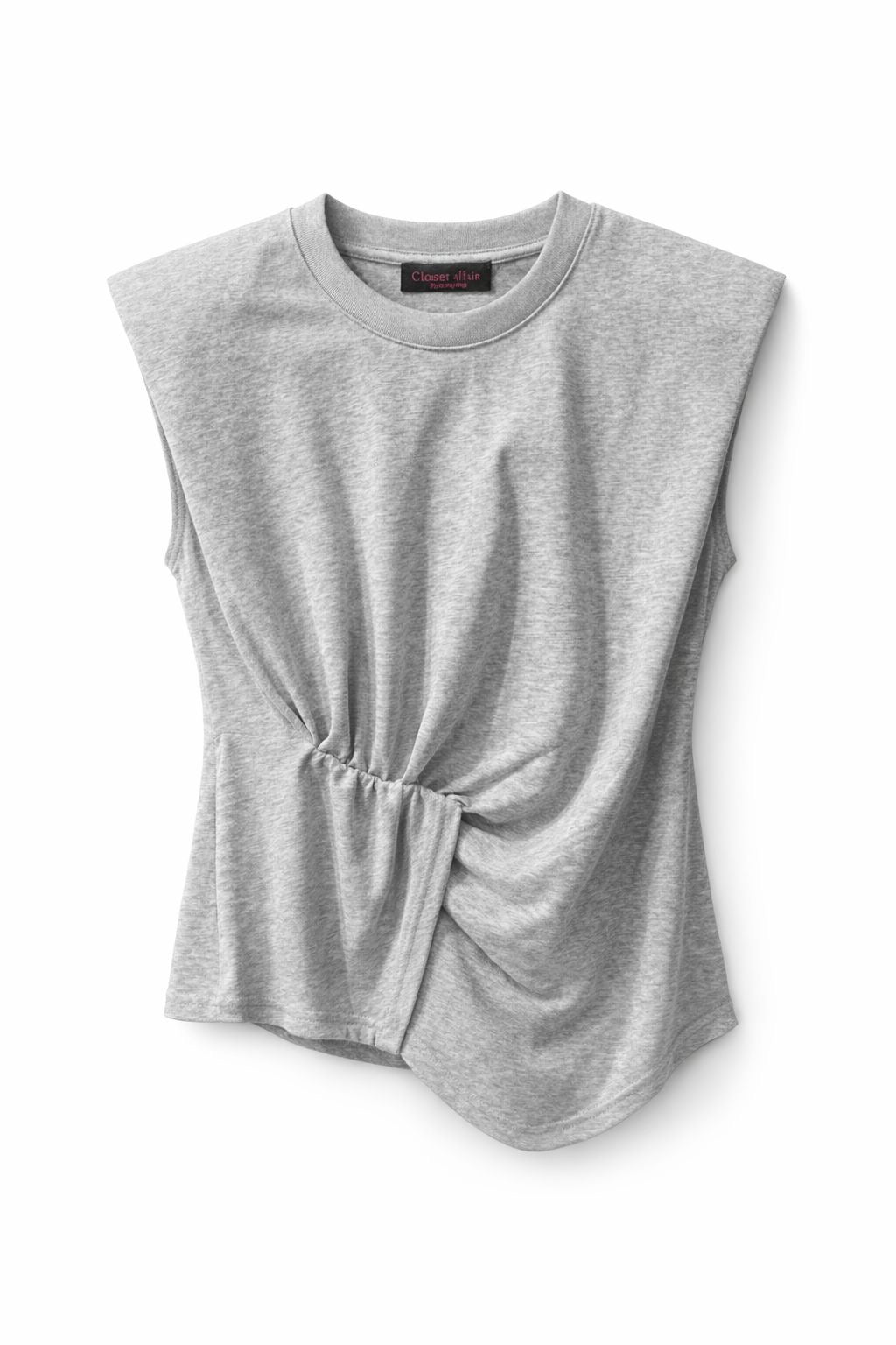 Shoulder Padded Tee Top