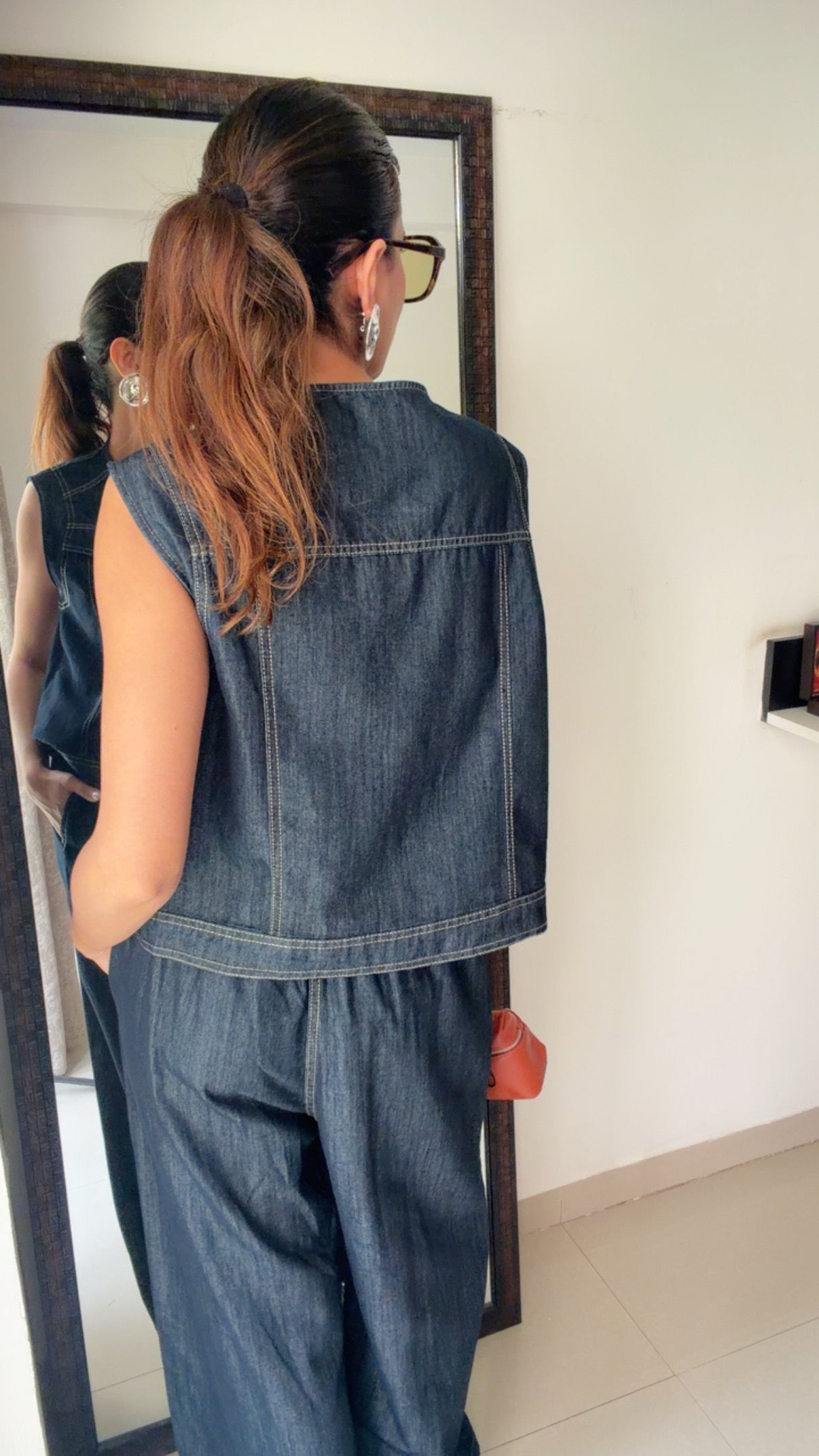 Relaxed Denim Co-ord Set