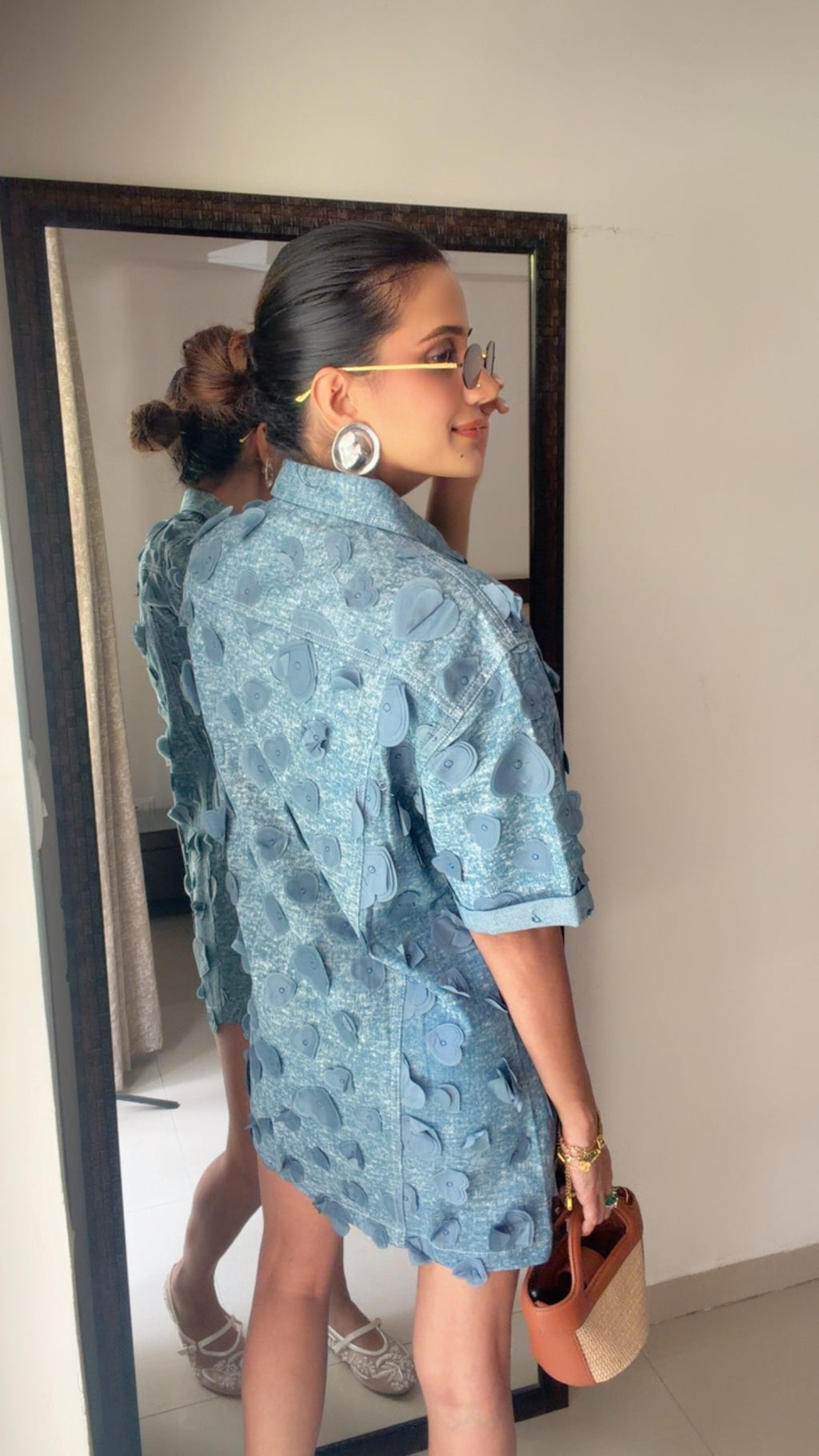 Cloud Wash Denim Dress