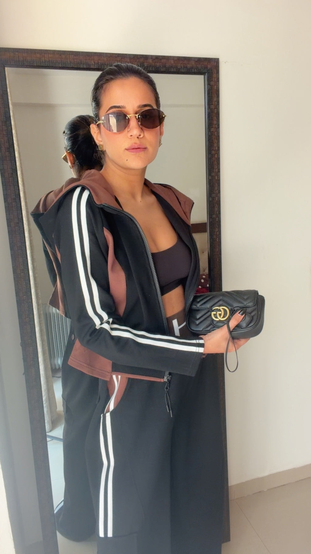 Mocha Sports Fall Lounge Set