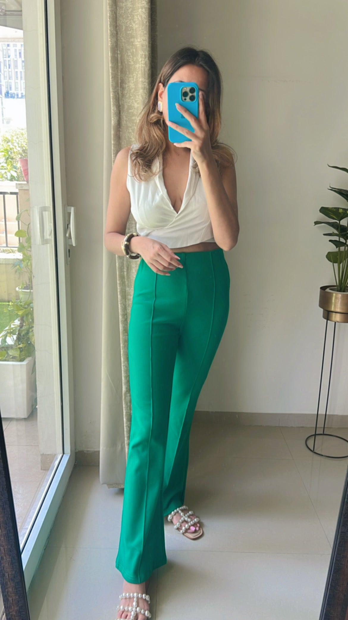 High Rise Flaired Lounge Pant