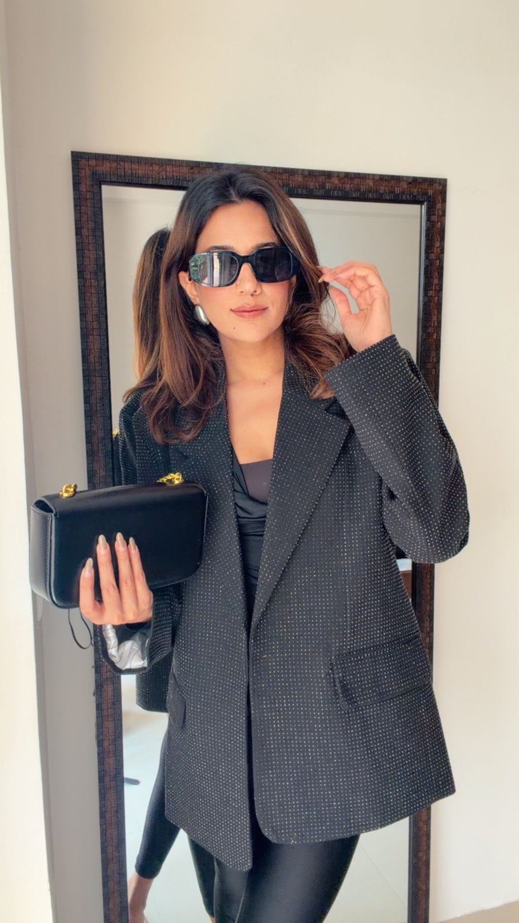 Swarovski Studded Fall Coat