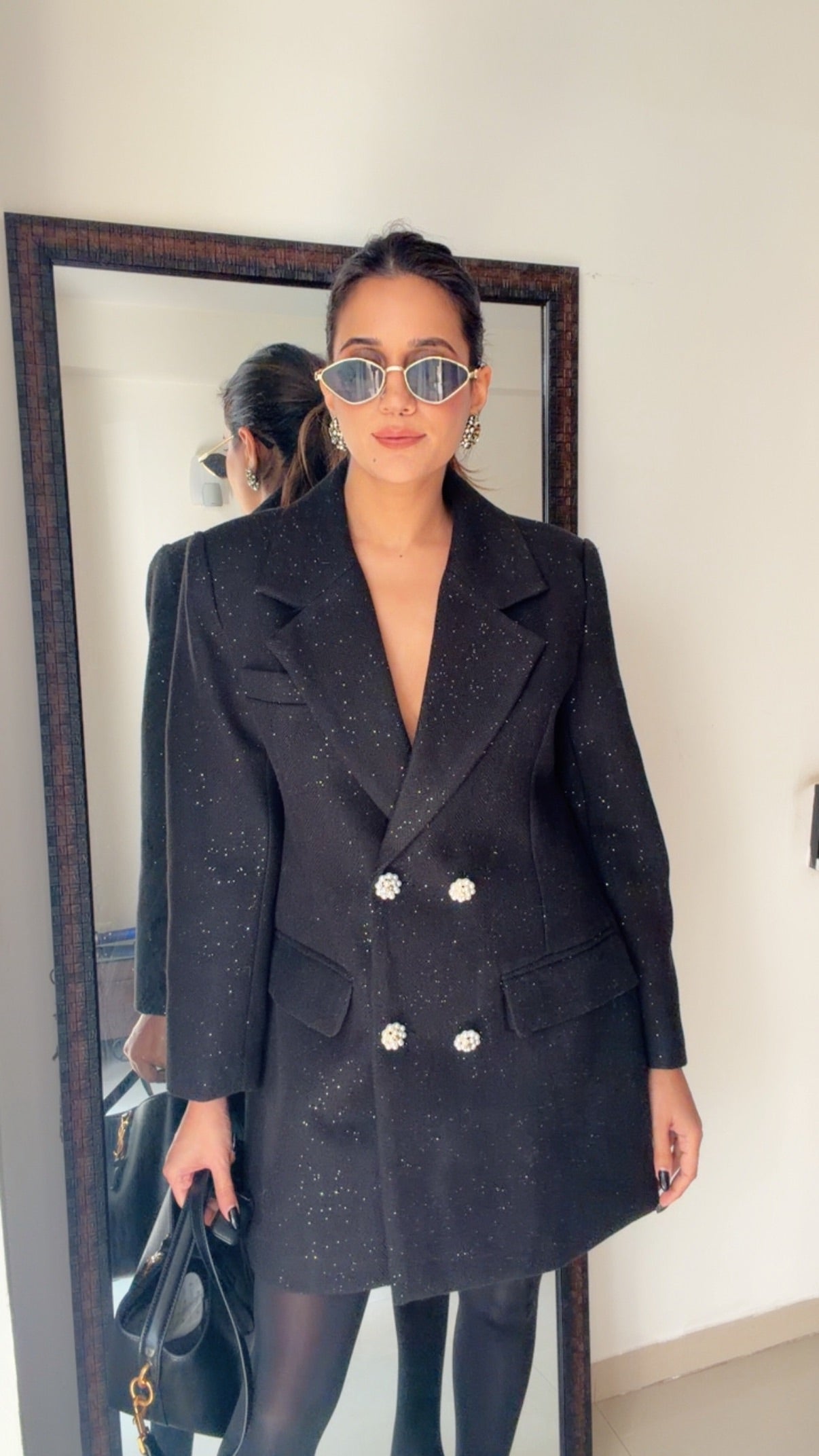 Embellished Blazer Fall Dress