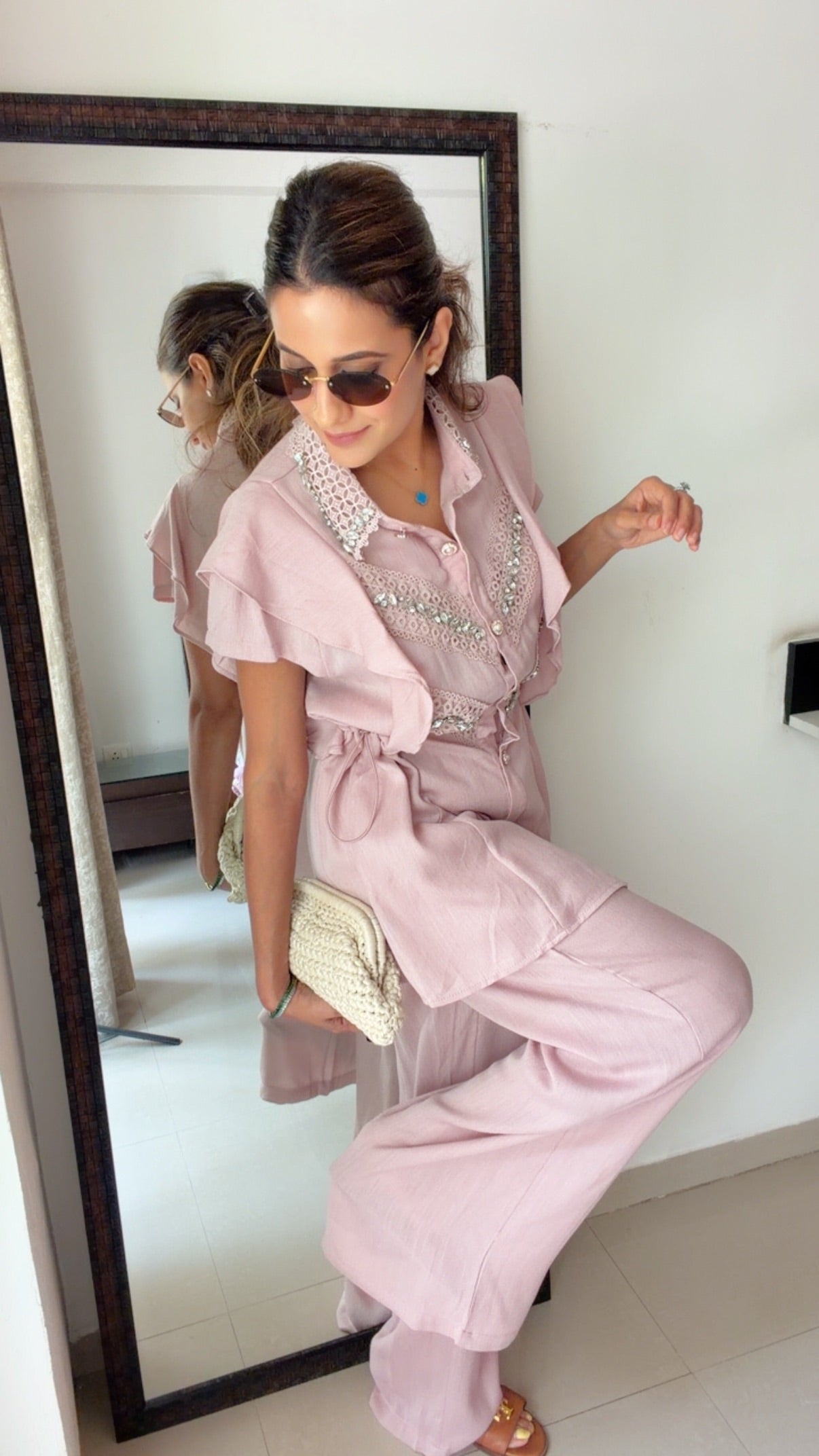 Crystal Linen Co-ord Set
