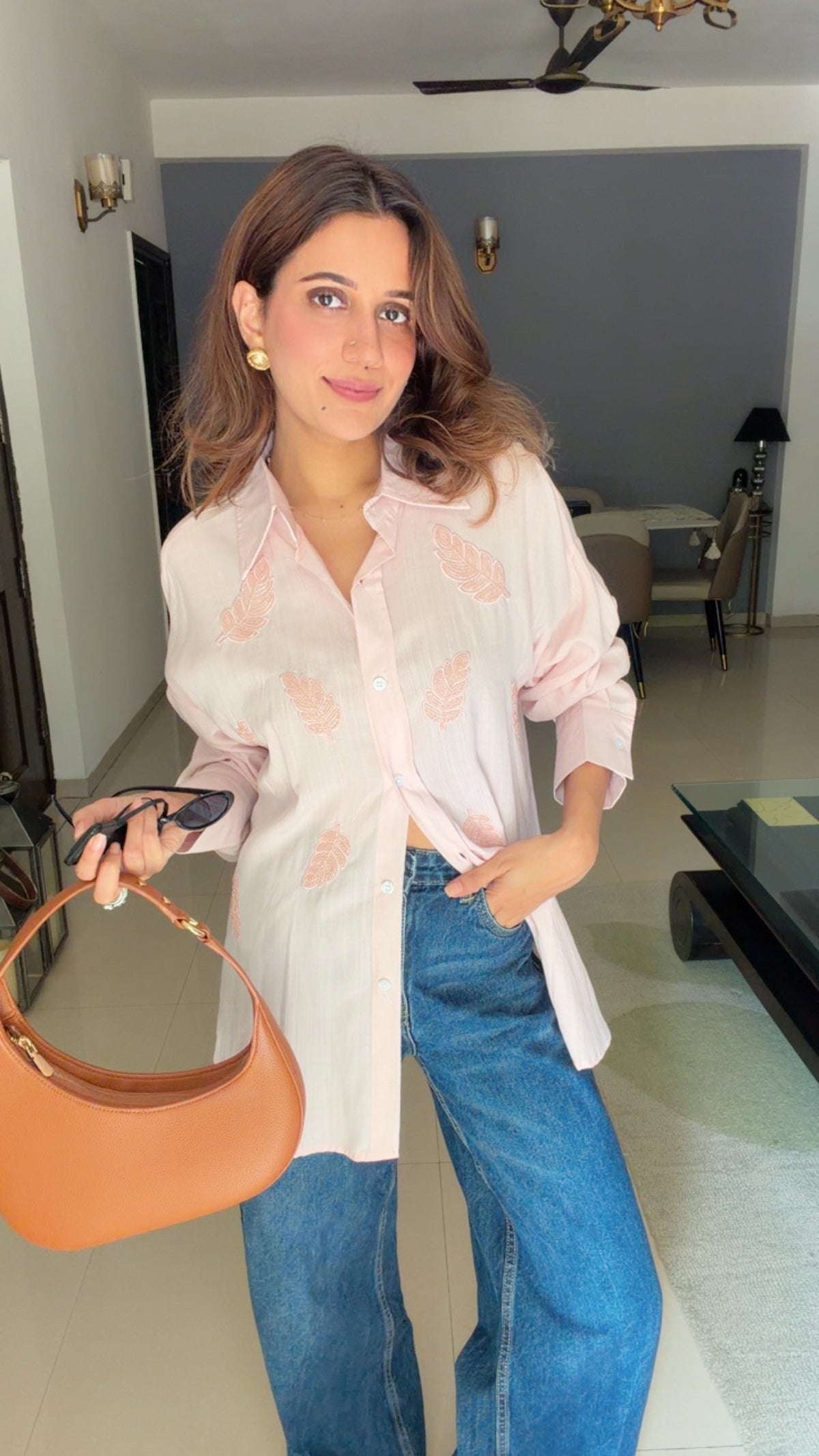 Linen Embroidered Shirt