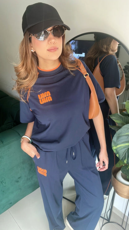 Neon Detailed Travel Lounge Set