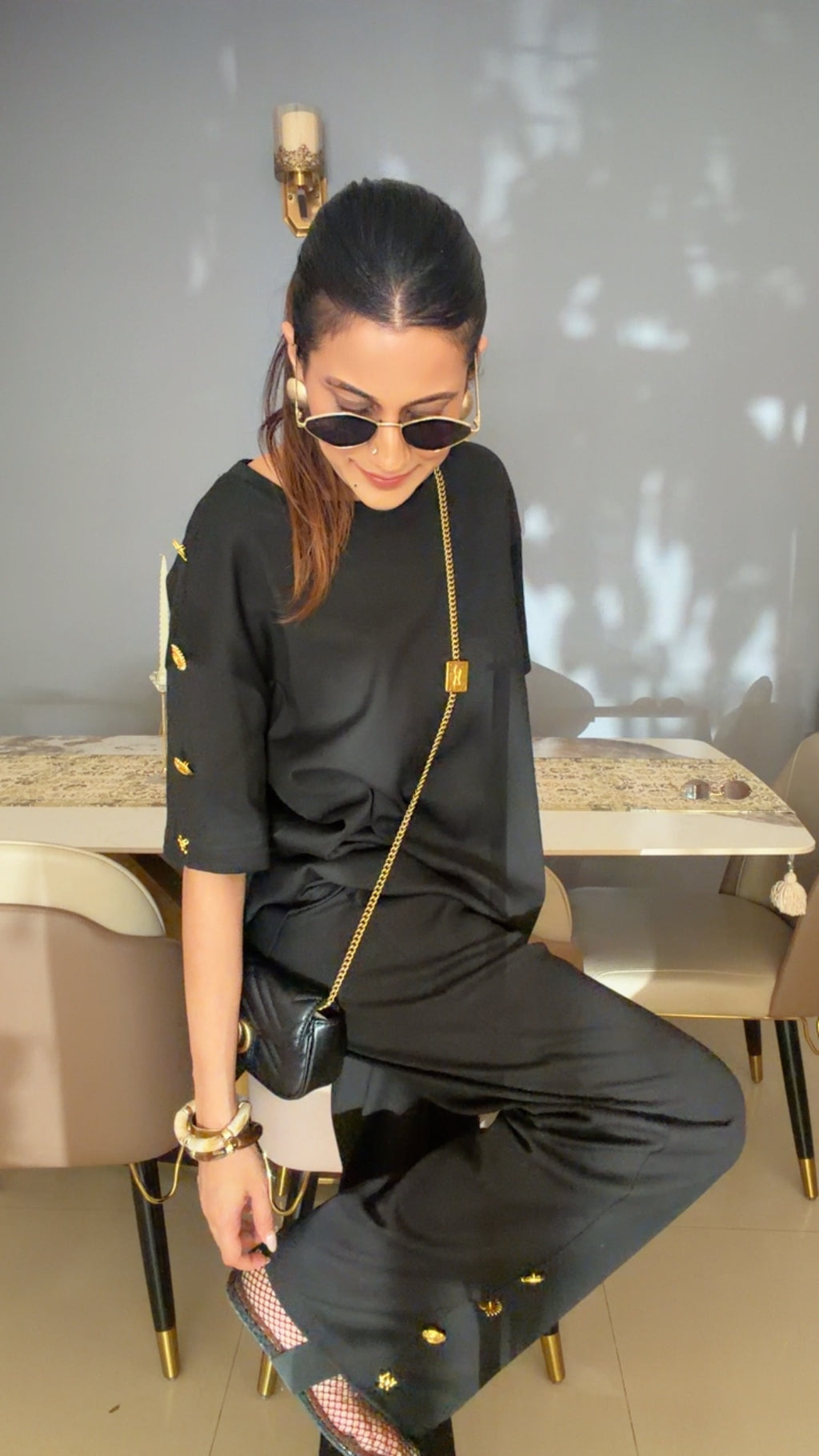 Monotone Relaxed Fit Co-ord Set
