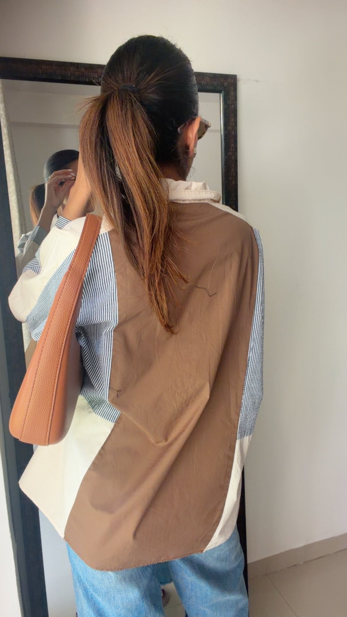 Dusted ColorBlock Poplin Shirt