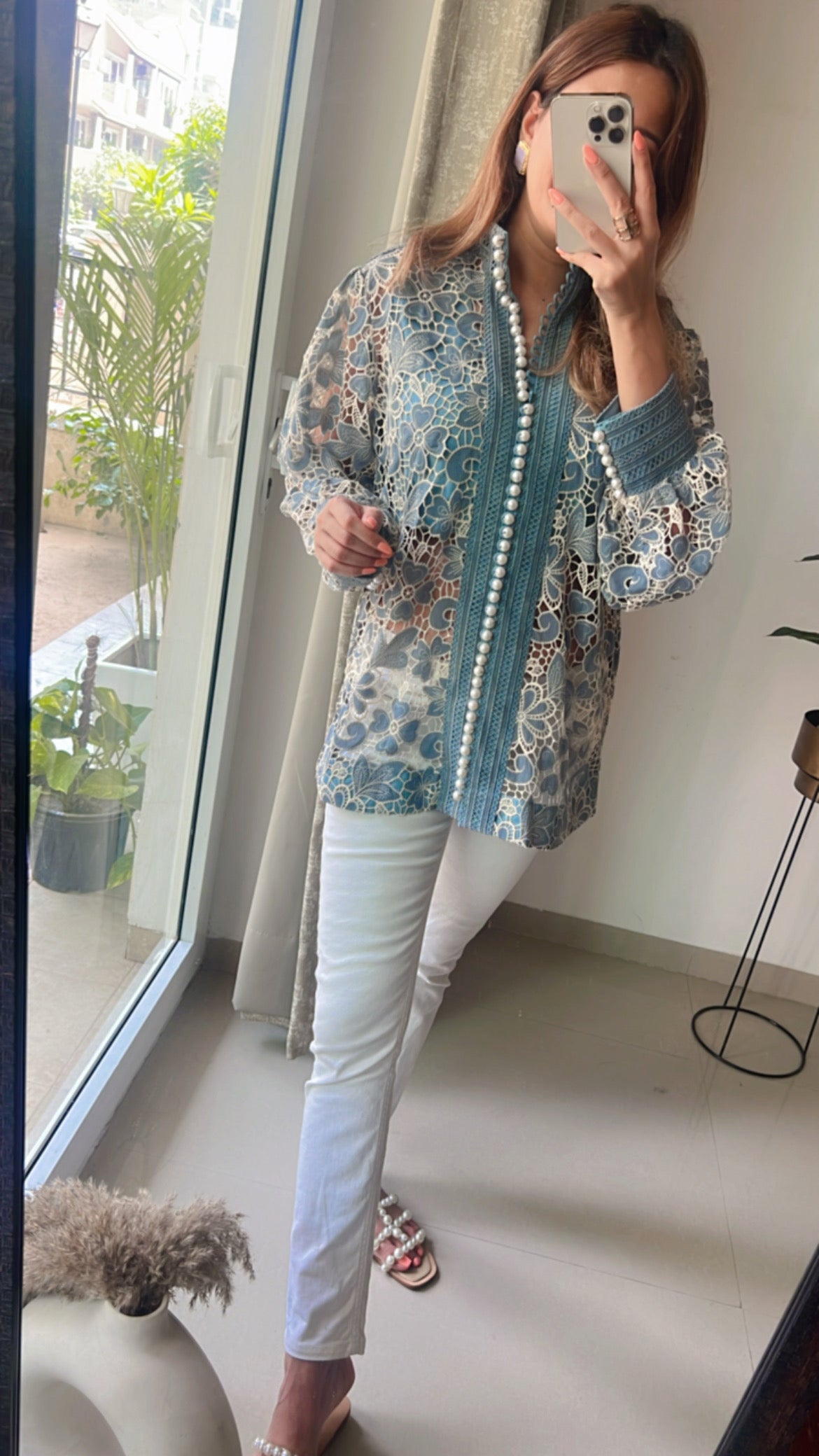 Lace Pearl Overdosed Shirt