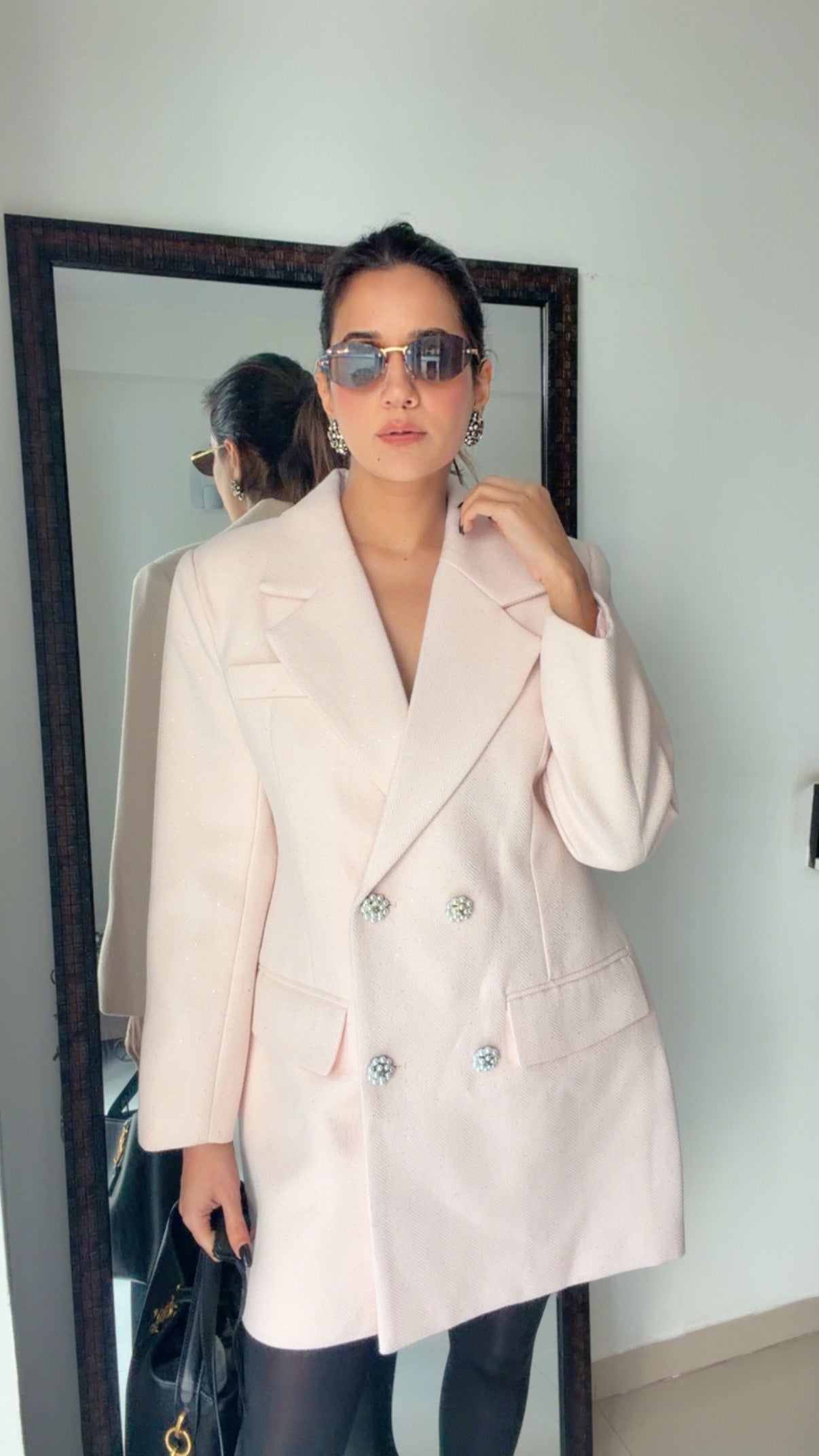 Embellished Blazer Fall Dress