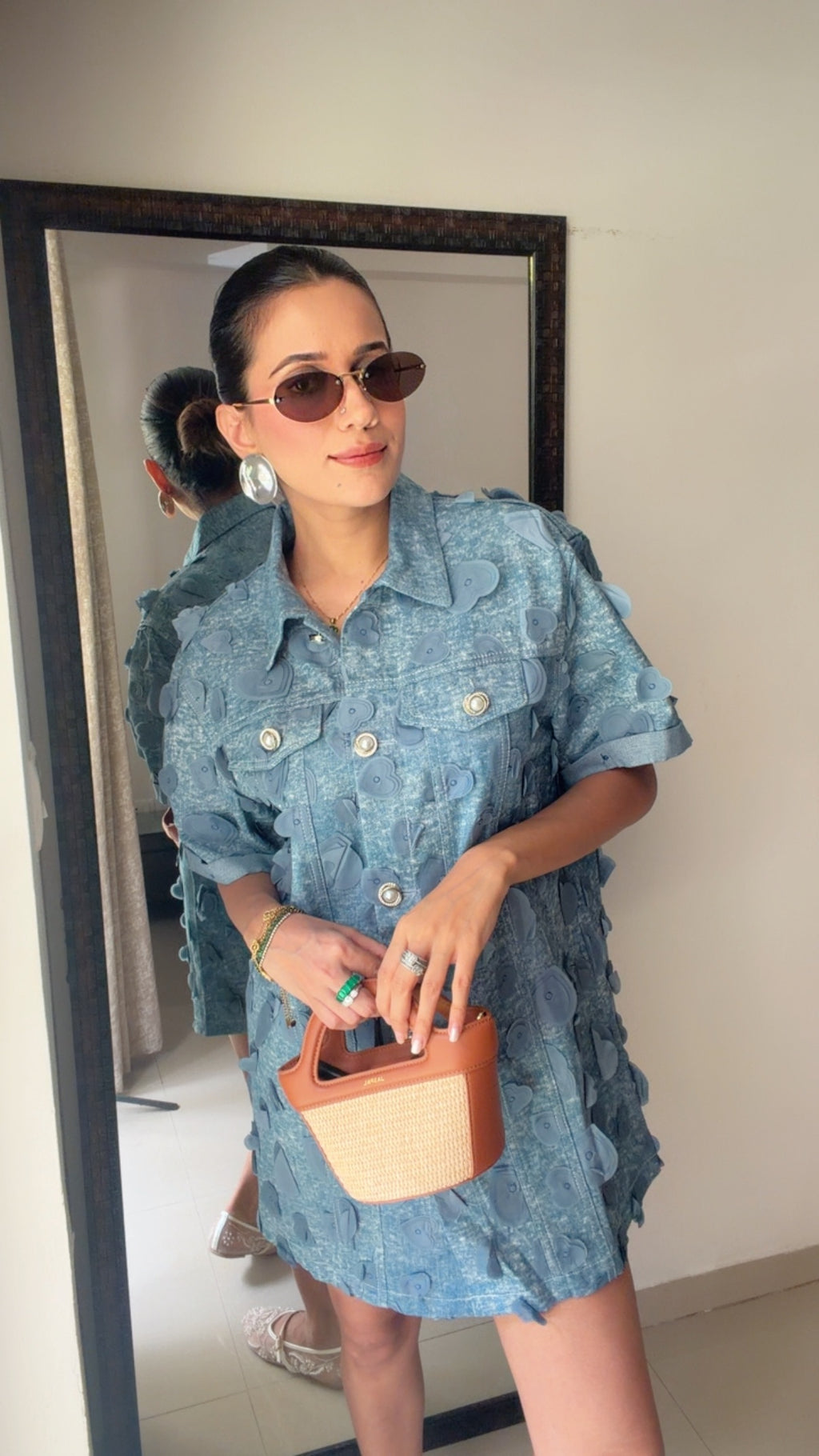 Cloud Wash Denim Dress