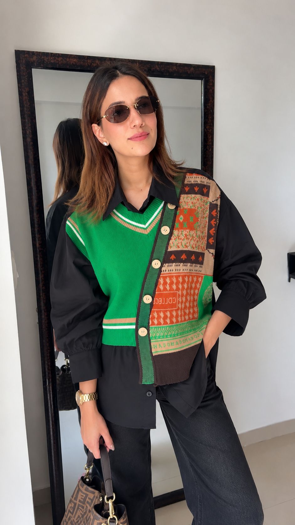 Knit Poplin Fall Shirt