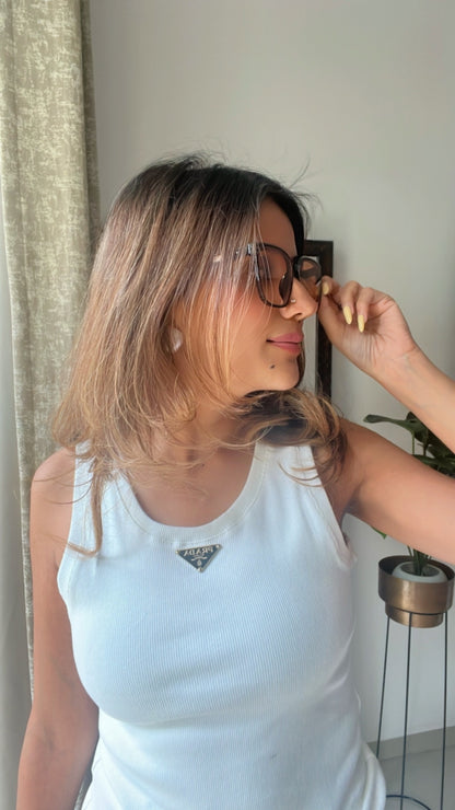 Ribbed Plated Tank Top