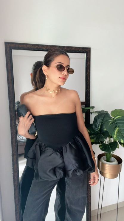 Flounce Statement Top