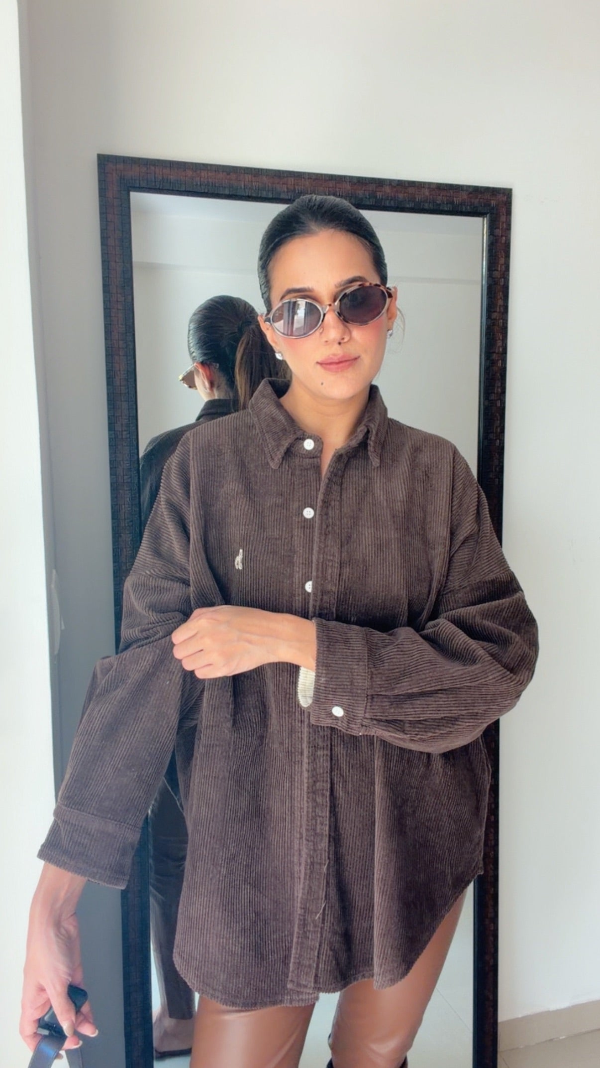 Corduroy Reversible Cuff Fall Shirt