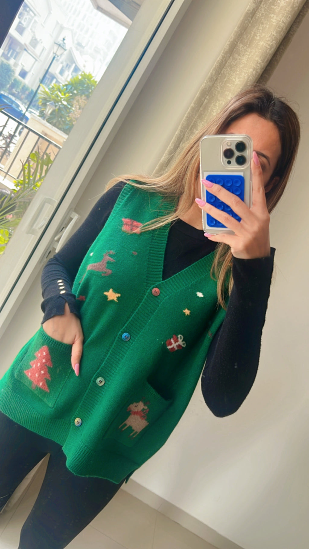 Knit Cut Sleeves Fall Vest