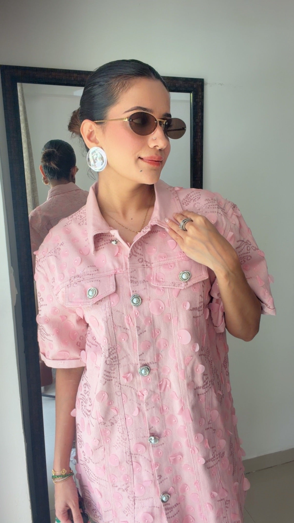 Cloud Wash Denim Dress
