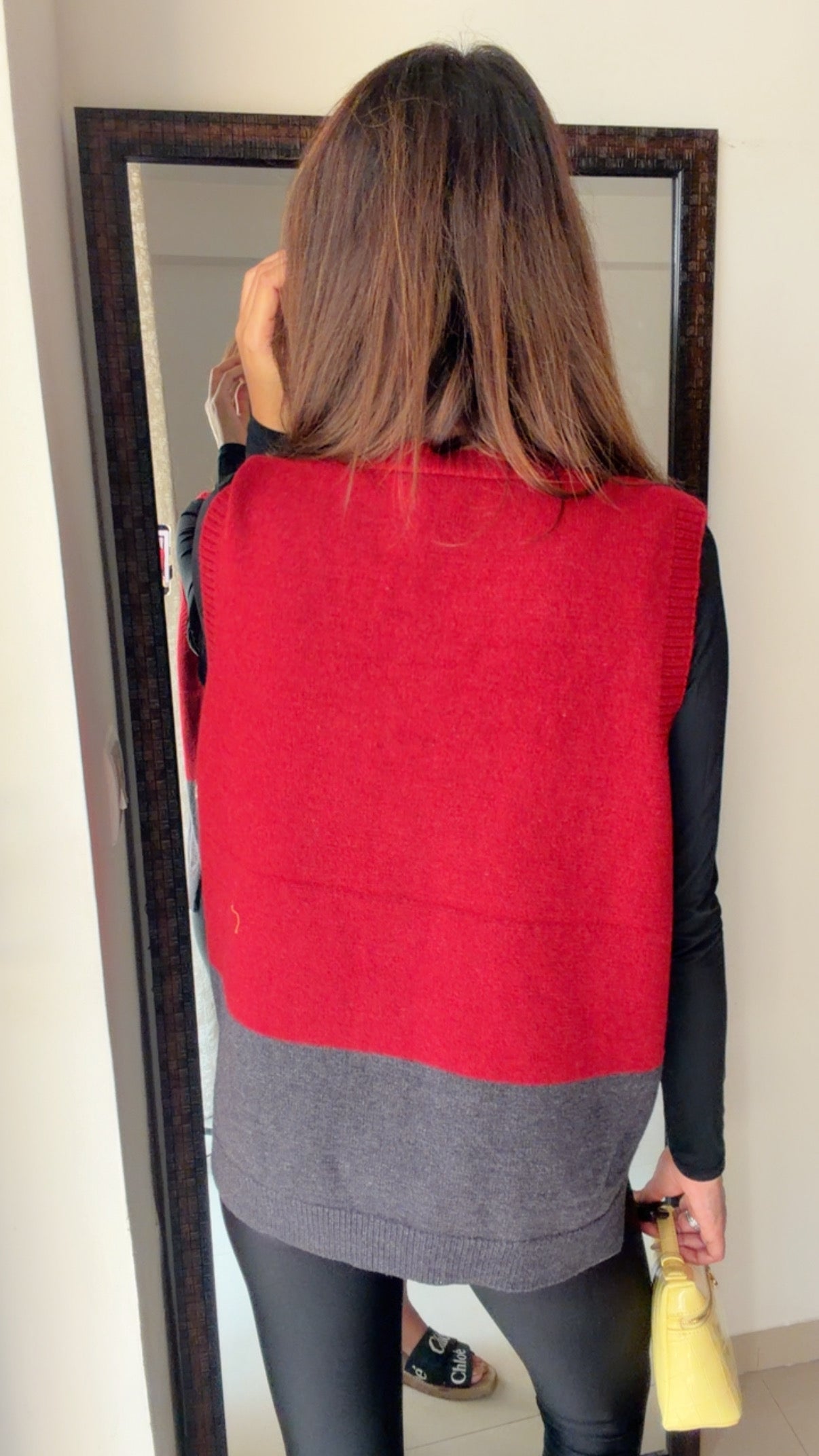 Festive Knit Fall Vest