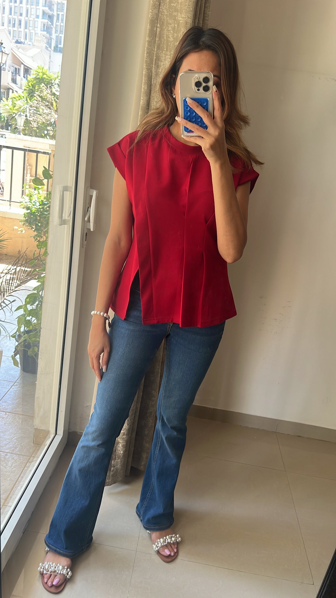 Paula Pleat Top