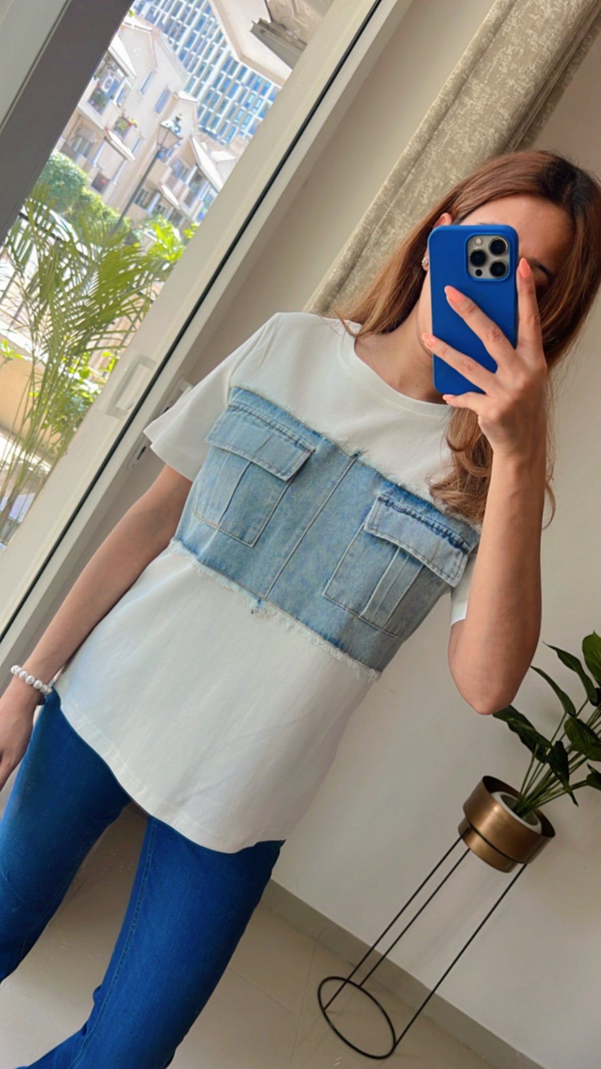 Classic Denim Patch Tee