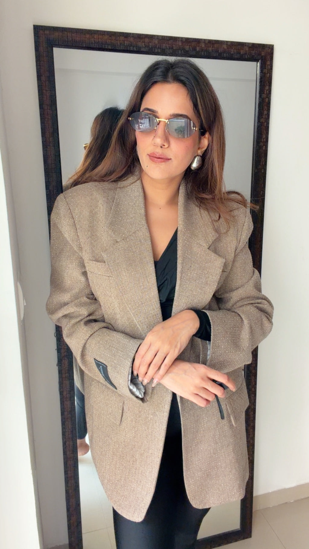 Swarovski Studded Fall Coat