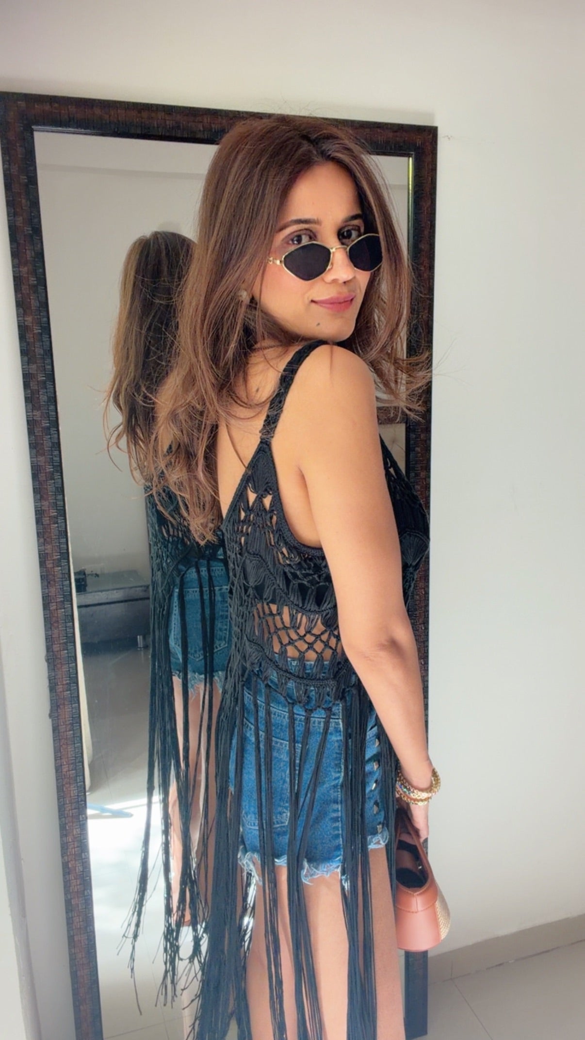 Fringe Crochet Cover Up