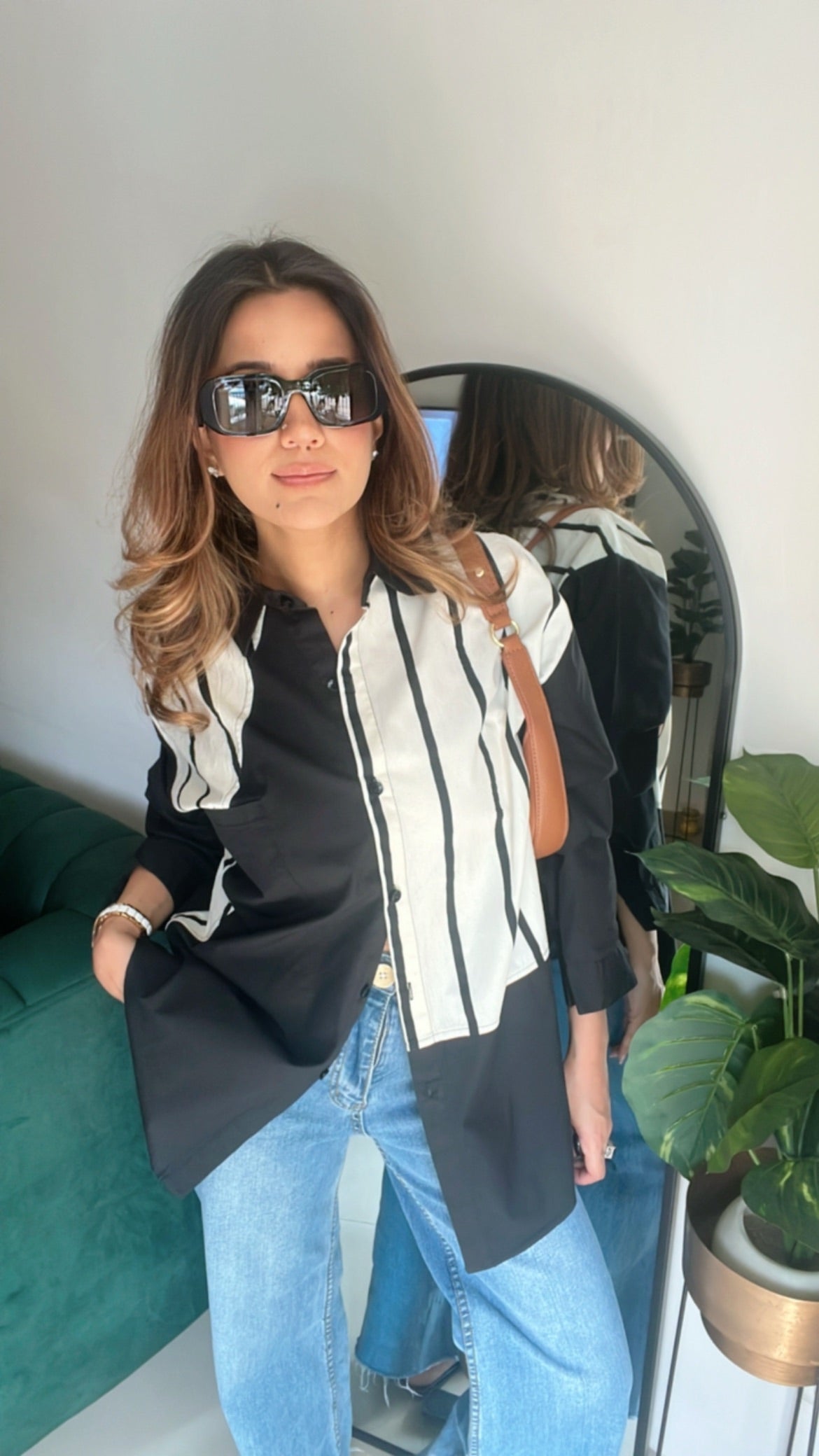 Stripe Detailed Poplin Shirt