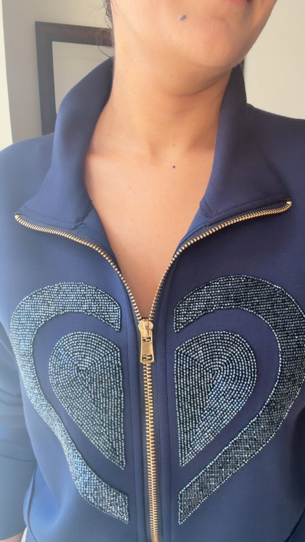 Heart Cutwork Fall Lounge Set