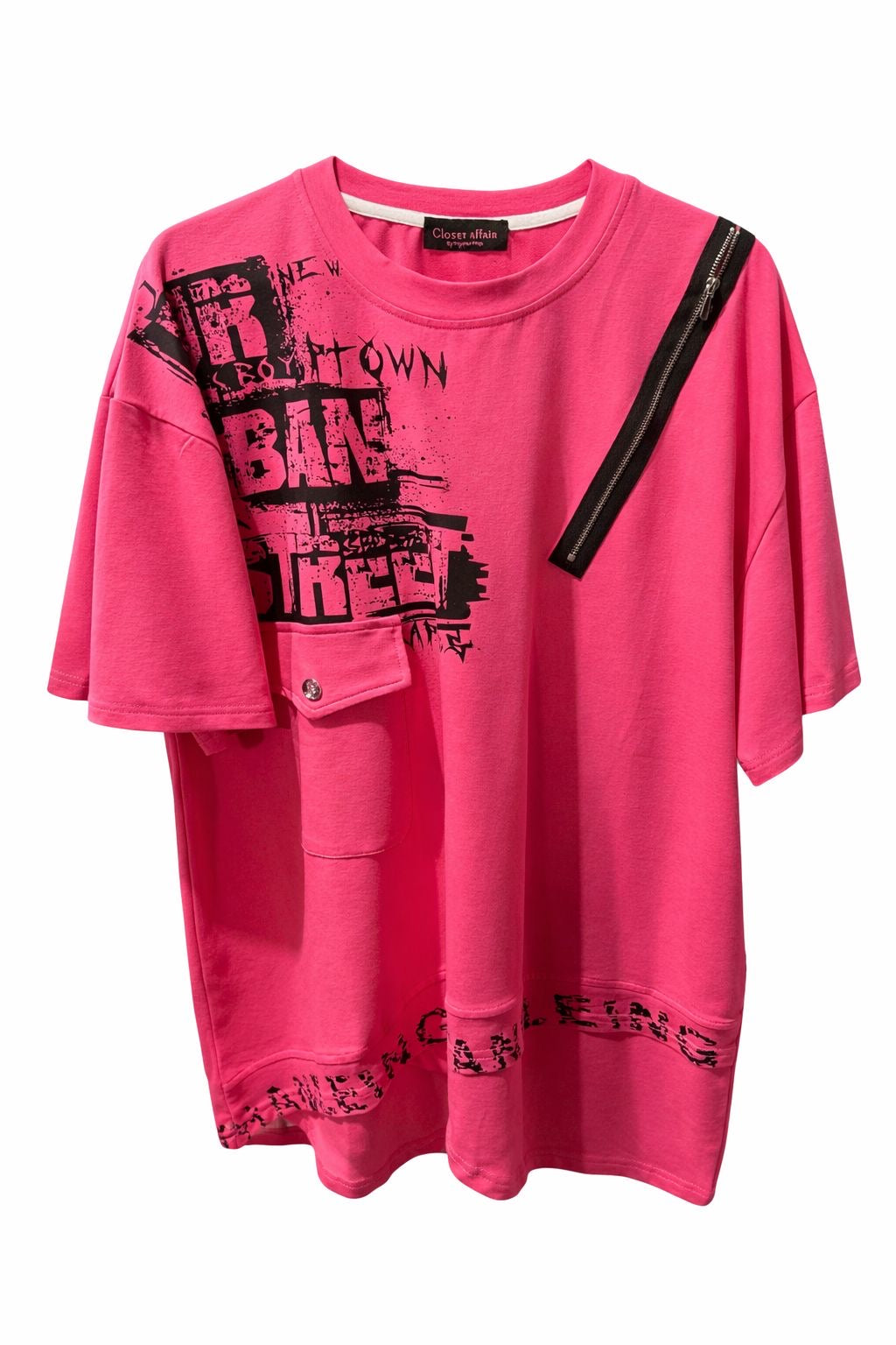 Oversized color pop Tee