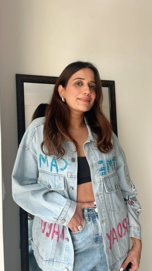 Statement Denim Fall Jacket