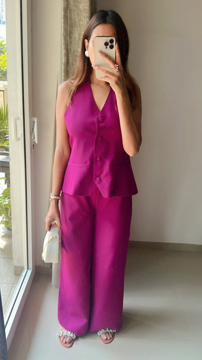 Halter Waist Coat Co-ord