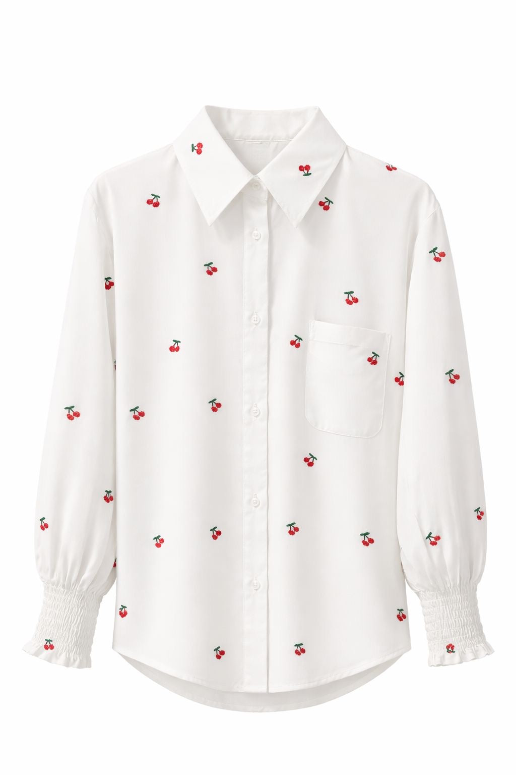 Cherry Poplin Summer Shirt
