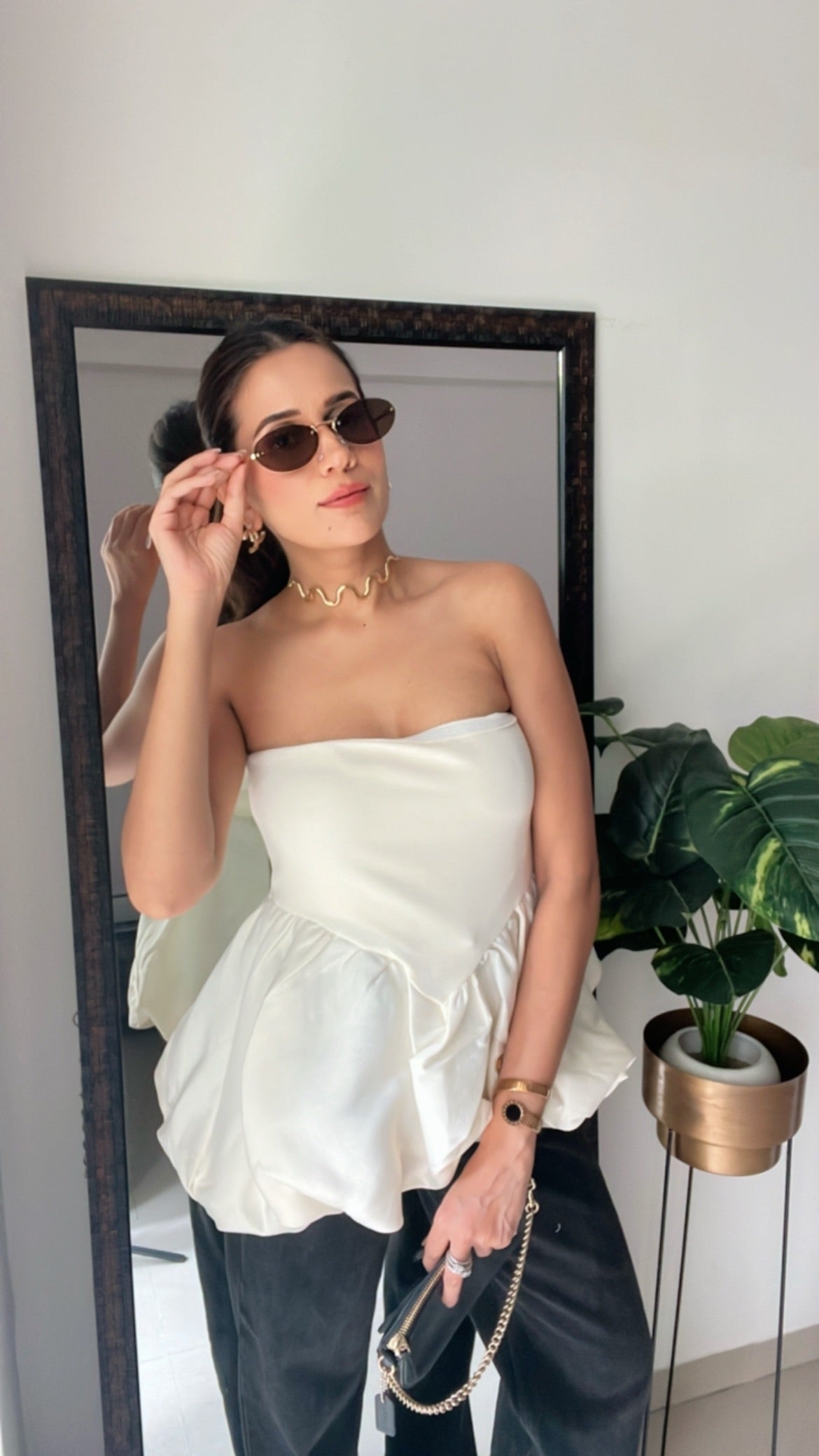 Flounce Statement Top