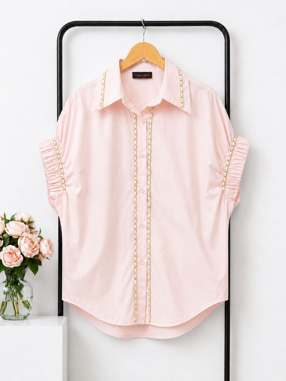 Ruched Sleeve Top