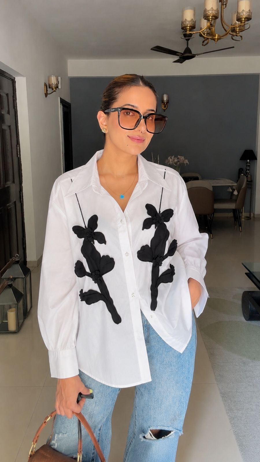Flutter Bloom Cotton Shirt