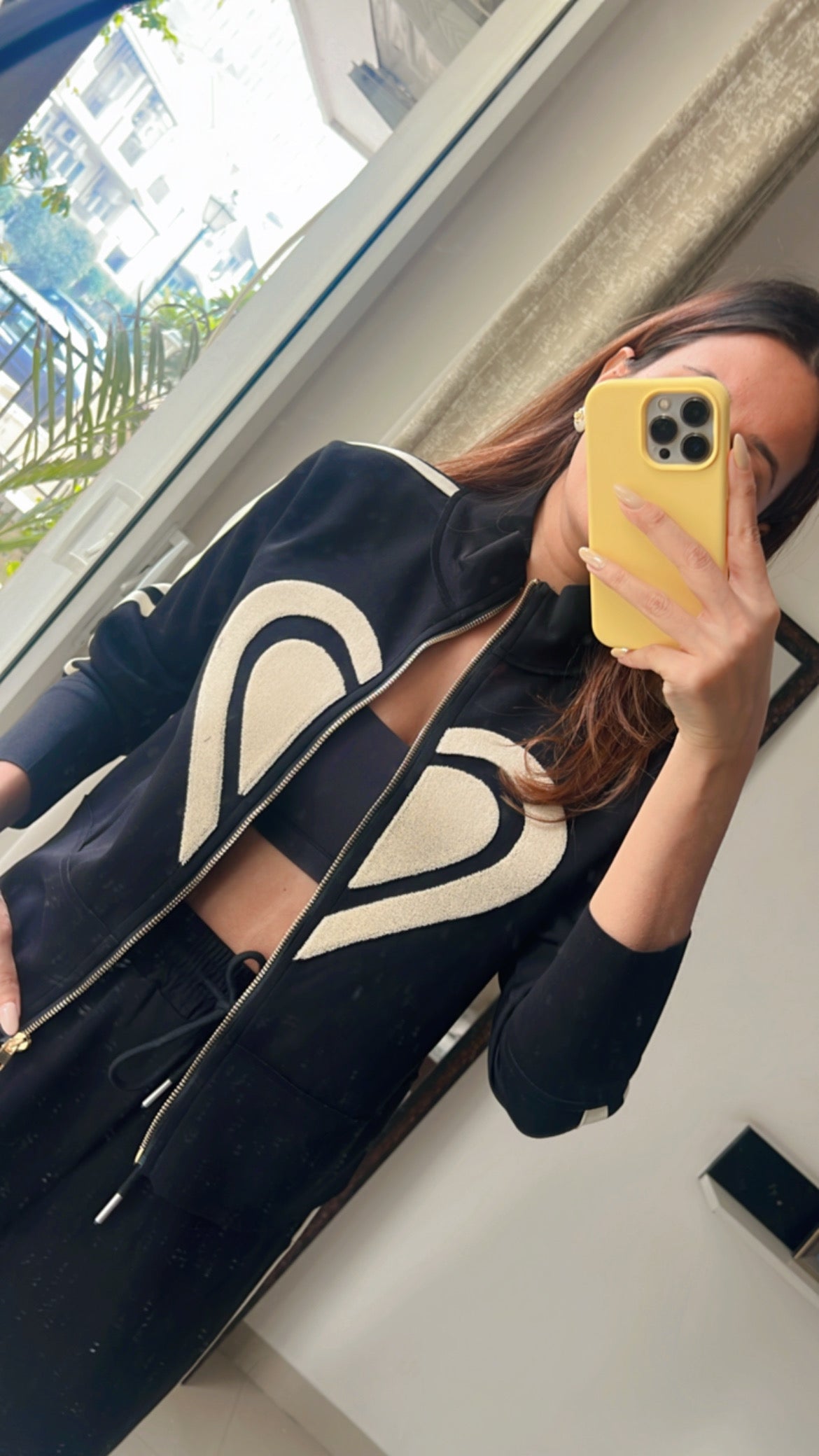 Heart Striped Fall Lounge Set