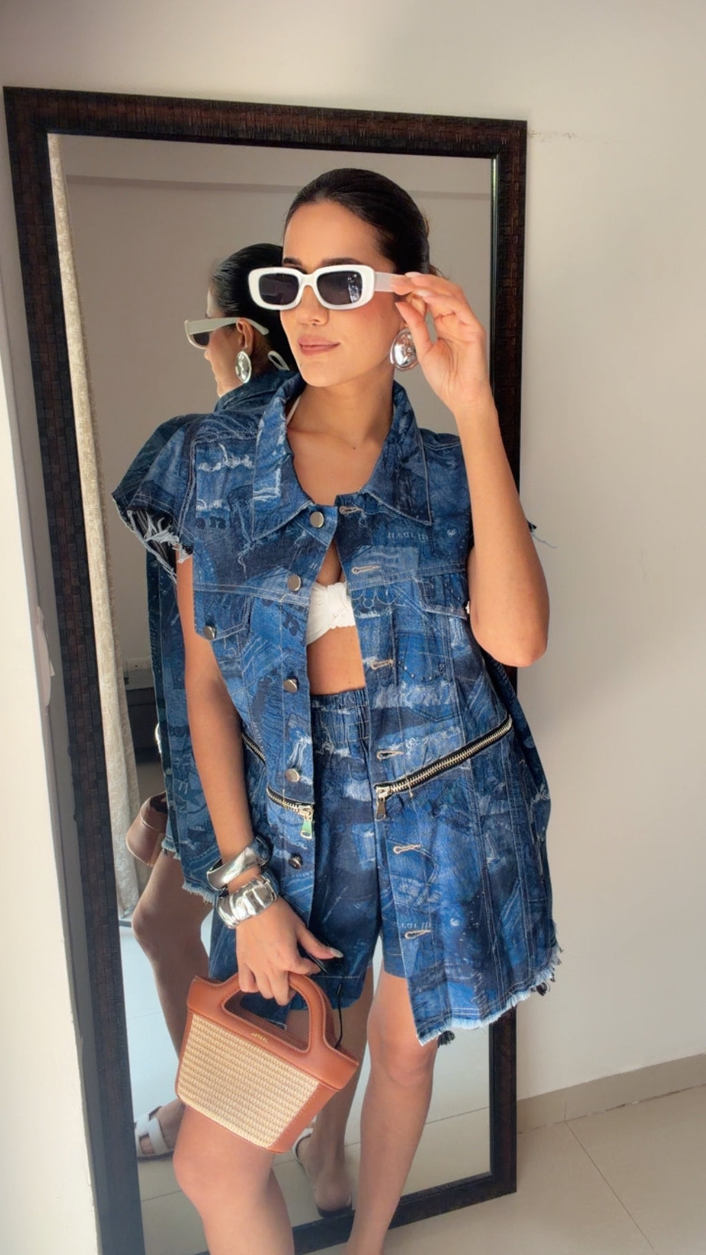The Riviera Denim Co-ord Set